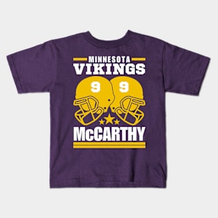 Minnesota Vikings McCarthy 9 American Football Retro Kids T-Shirt